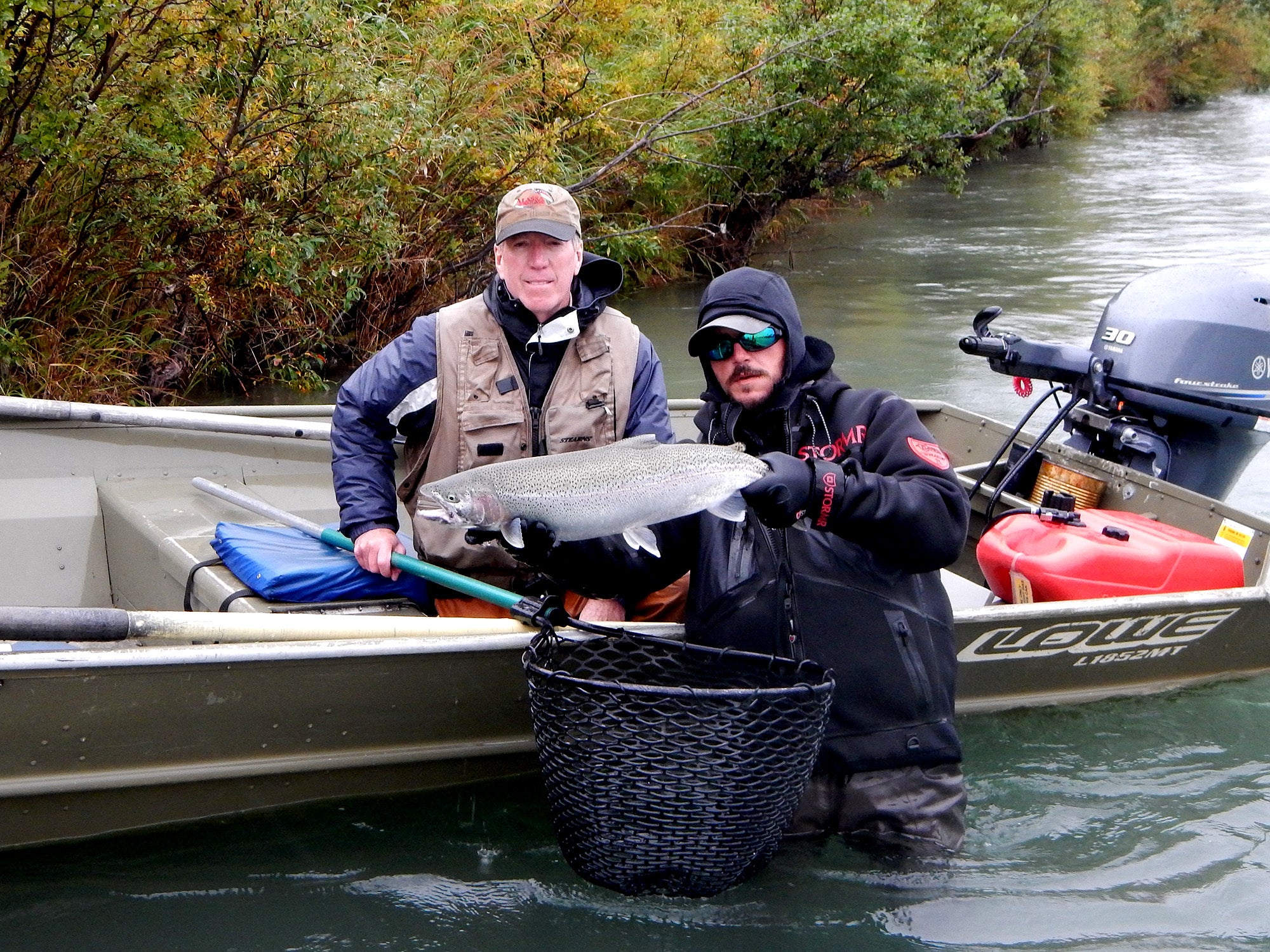 Siamo entrati in una vera e propria faida con un capanno da pesca rivale