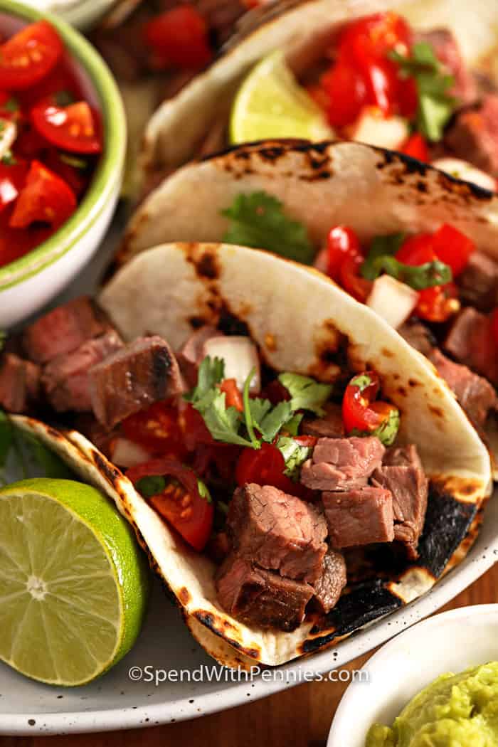 Simple Steak Tacos {Facili e veloci da preparare!}